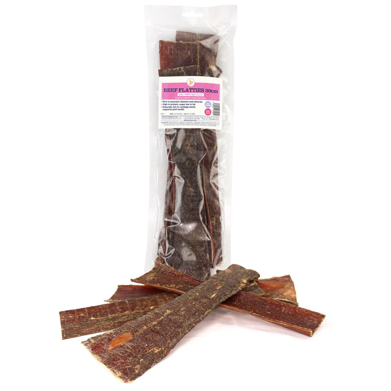 JR Beef Flatty 30cm Pack of 3