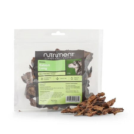 Nutriment Rabbit Lung 100g