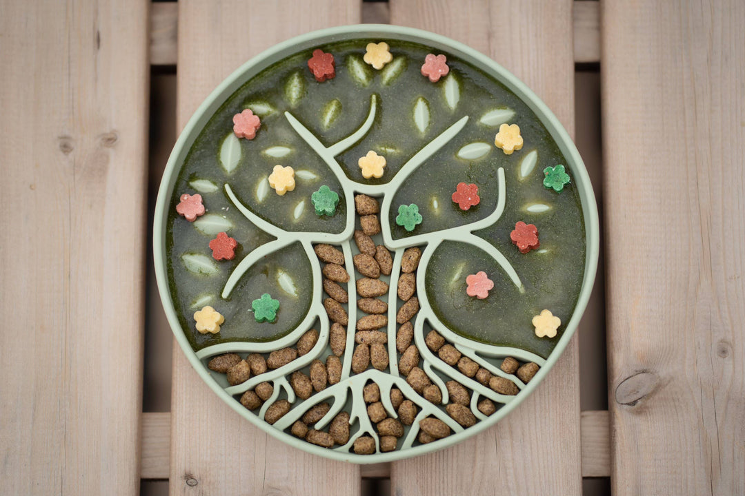 Bodhi & The Birchtree Slow feeder Bowl | Foliage 