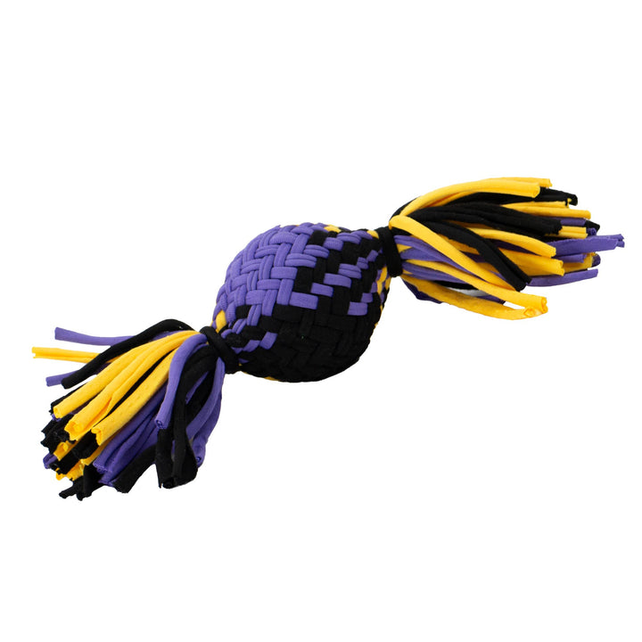 Play Time For Dogs Squeaky T-Shirt Rope Ball