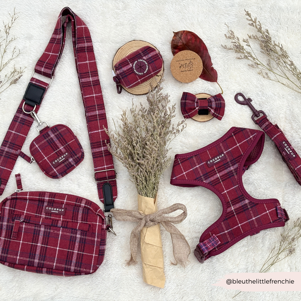 Cocopup Mulberry Plaid Poop Bag Holder