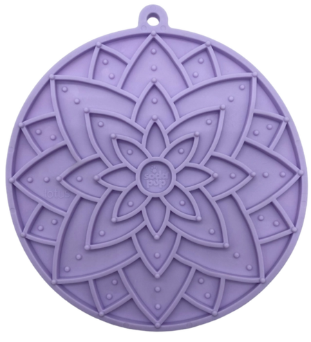 Sodapup Lotus eMat Enrichment Lick Mat (Light Purple)