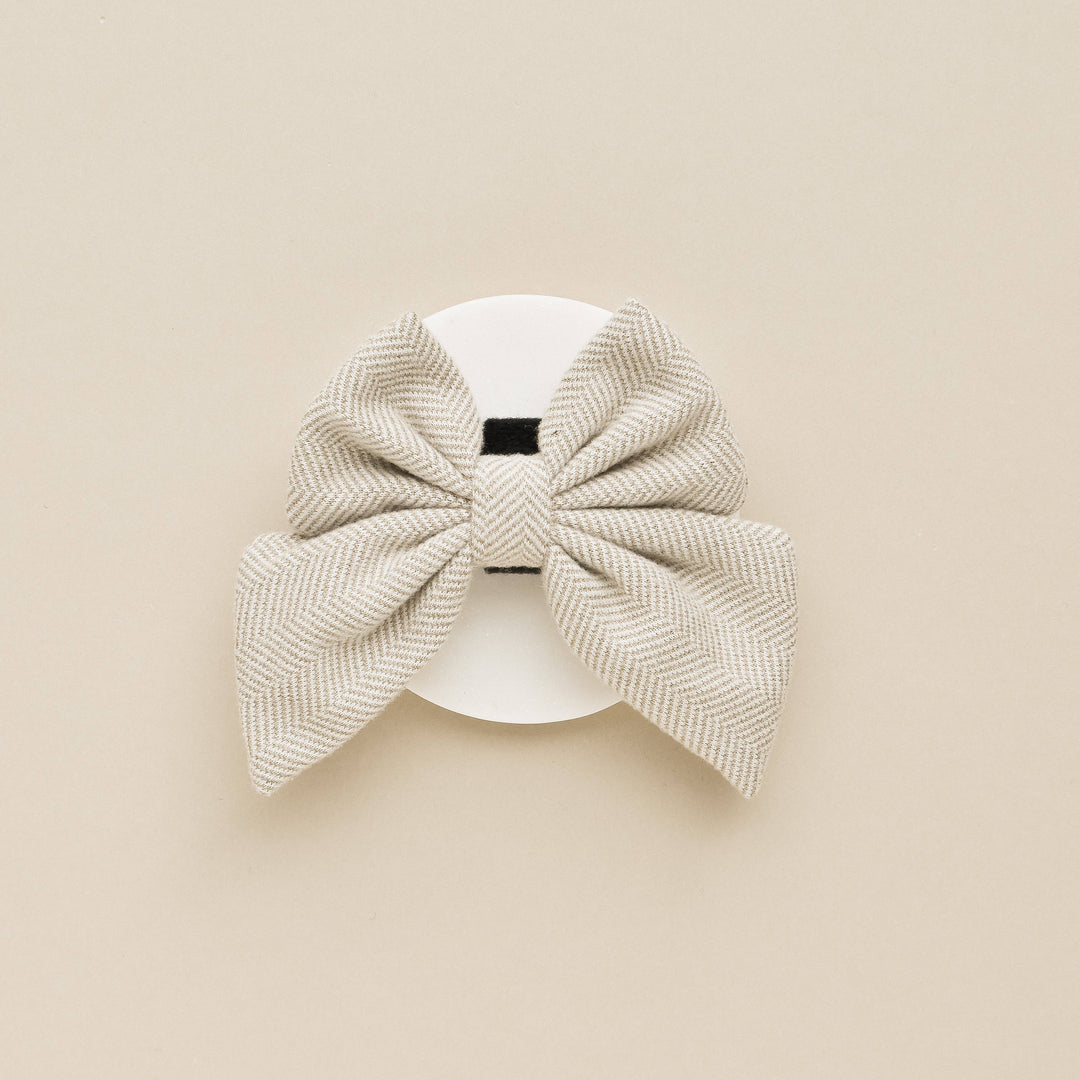 Cocopup Brown Tweed Sailor Bow Tie