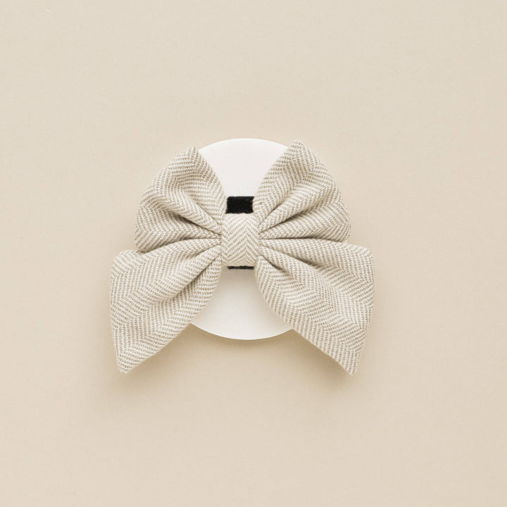 Cocopup Brown Tweed Sailor Bow Tie
