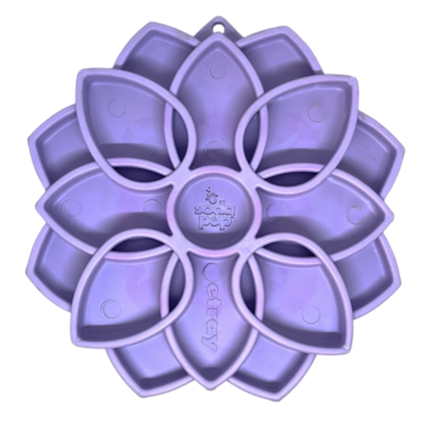Sodapup Mandala 'Softie' eTray Enrichment Tray (Light Purple)