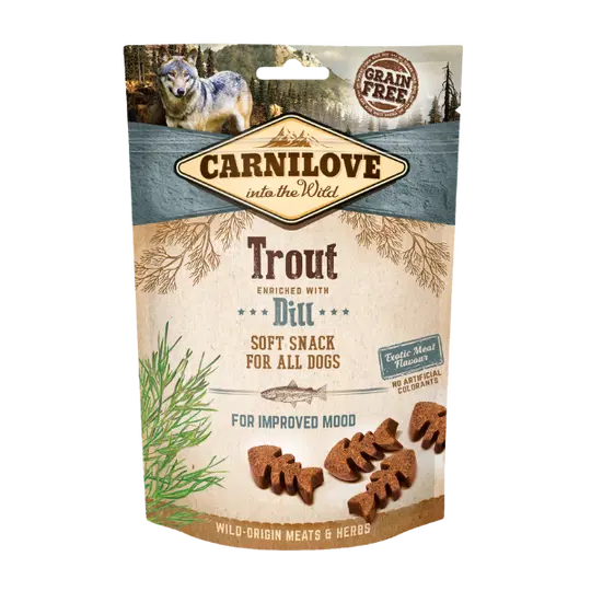 Carnilove Trout with Dill Soft Treats 200g