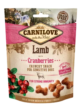 Carnilove Lamb with Cranberries Crunchy Treats 200g