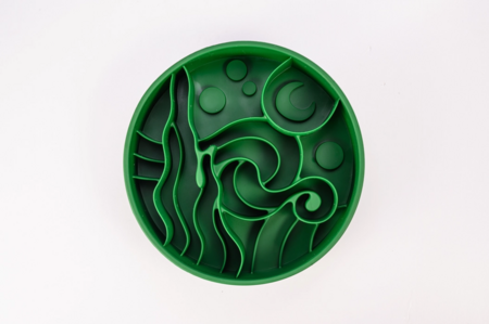 Happy Dingos Starry Night Slow Feeder Bowl (Forest)