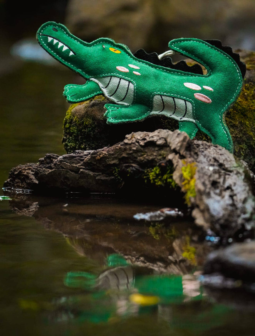 Aurora Paws Clive the Crocodile Eco Dog Toy