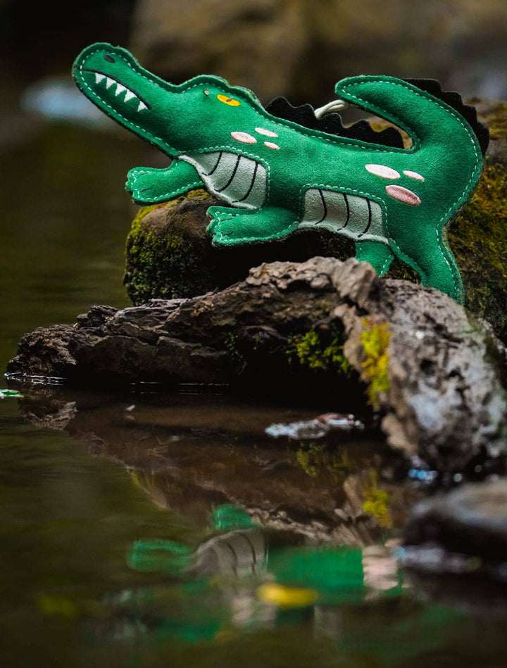 Aurora Paws Clive the Crocodile Eco Dog Toy