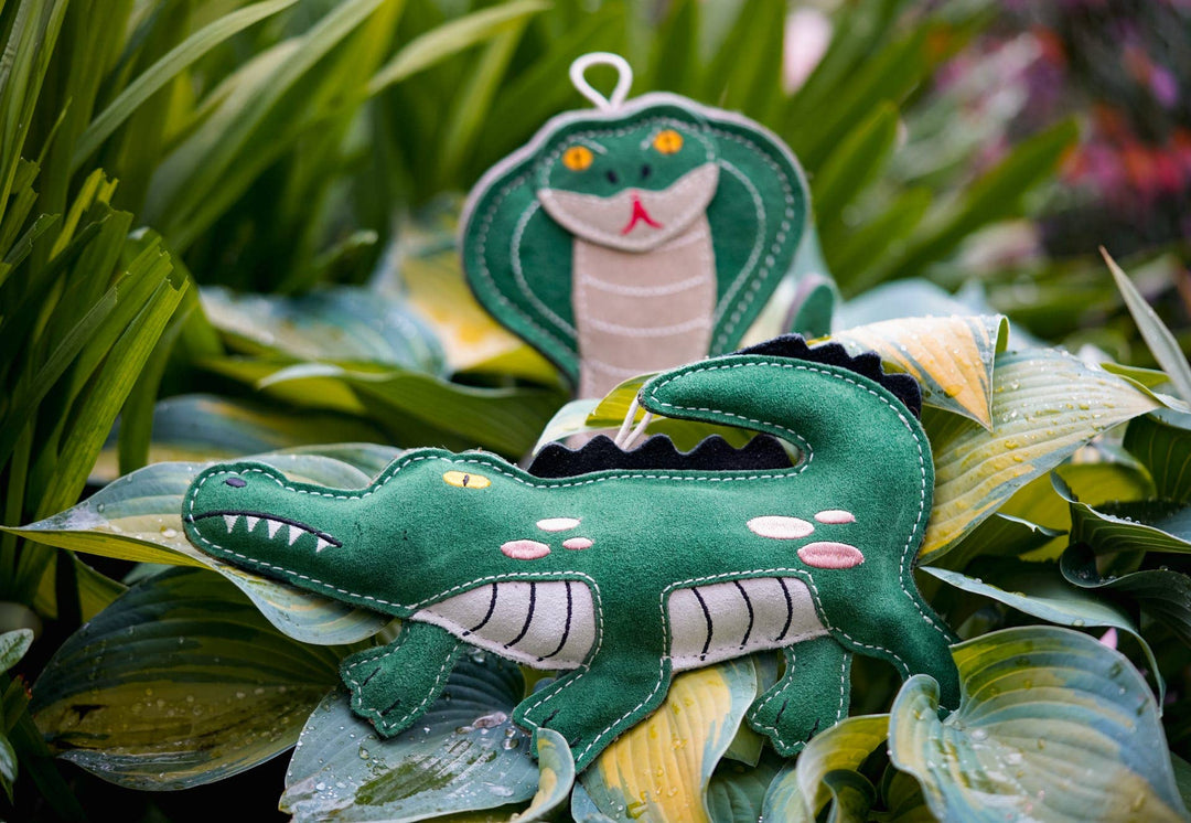 Aurora Paws Clive the Crocodile Eco Dog Toy