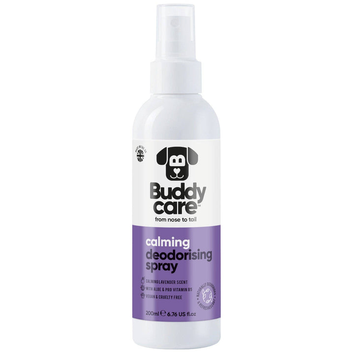 Buddycare Dog Deodorising Spray - Calming Lavender - 200ml / 6.76 fl oz