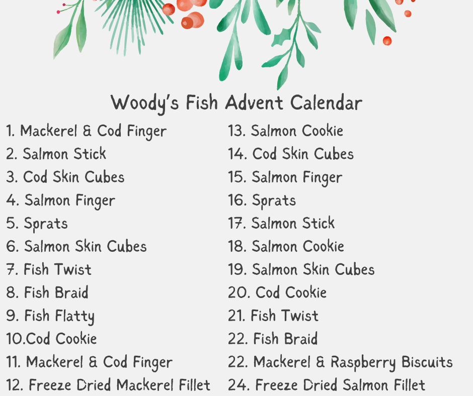 Woody's Fish Advent Calendar (for three!)