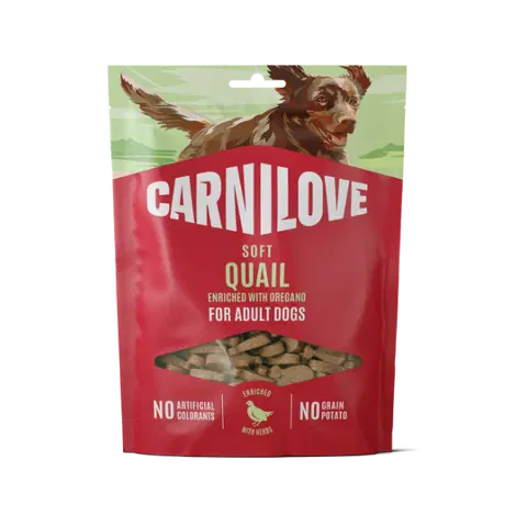 Carnilove Quail with Oregano Soft Treats 200g