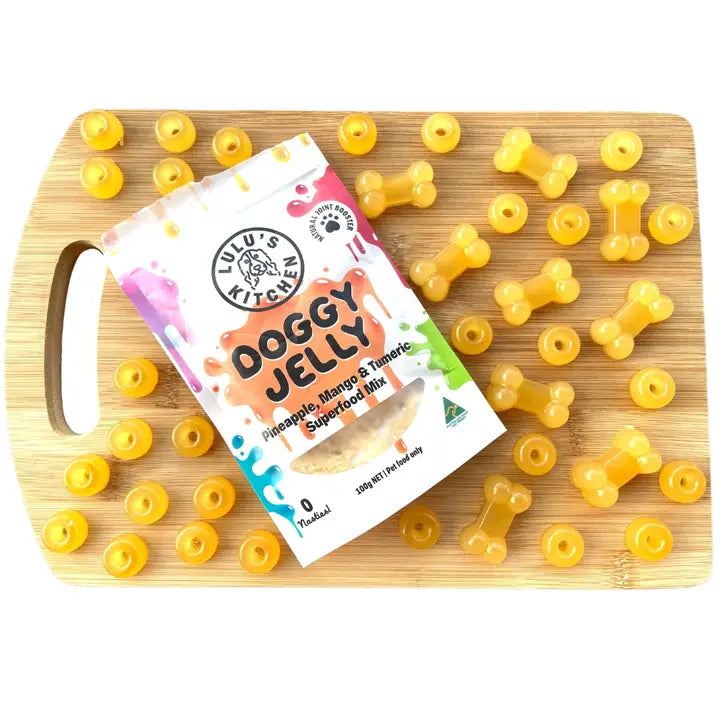 Lulu's Kitchen Pineapple, Mango & Turmeric Superfood  Doggy Jelly 100g