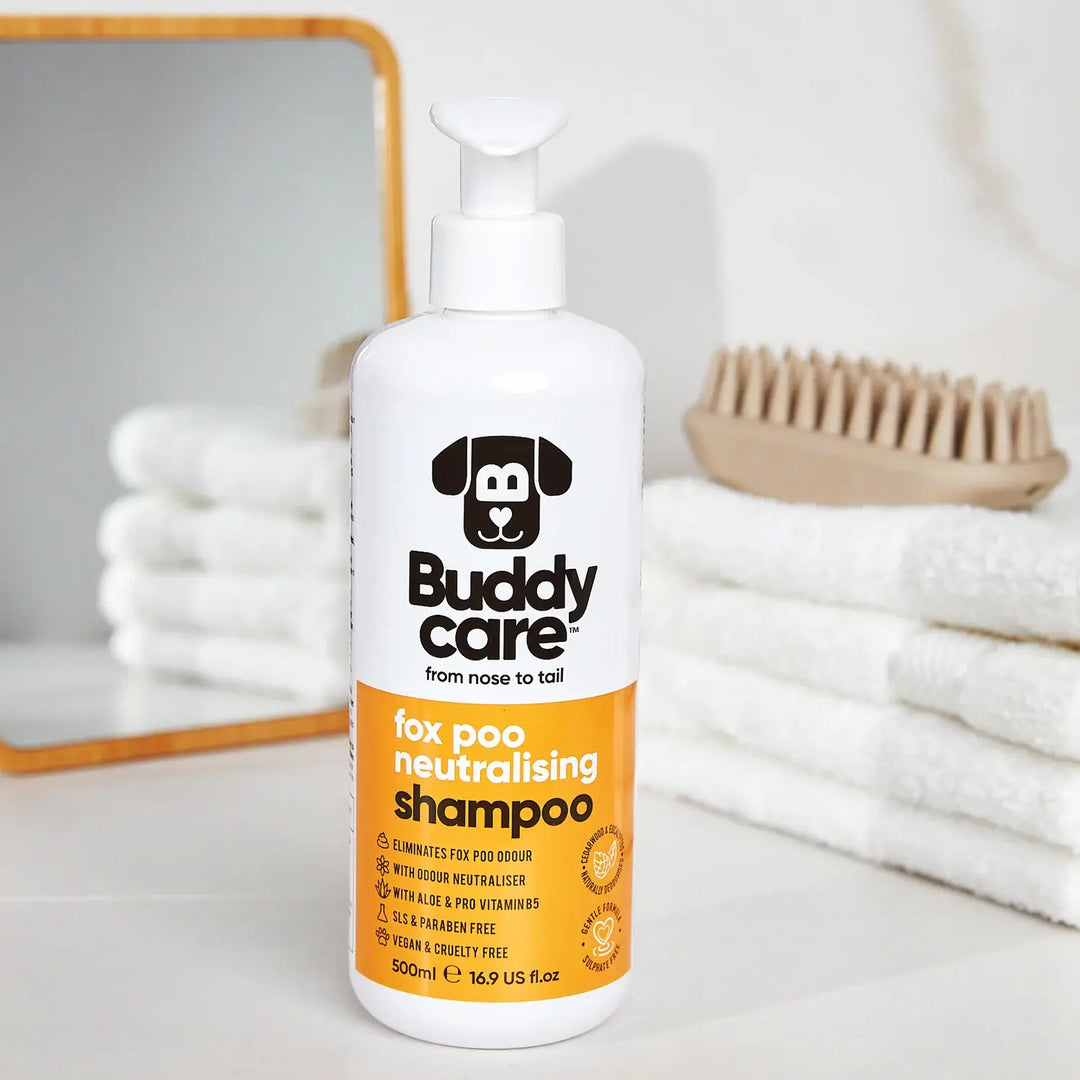 Buddycare Dog Shampoo - Fox Poo - 500ml / 16.9 fl oz