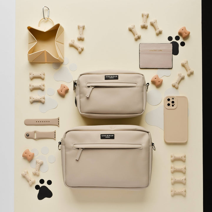 Cocopup Large Dog Walking Bag - Caramel Latte