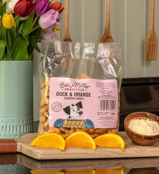 Betty Miller Grain-Free Duck & Orange 400g