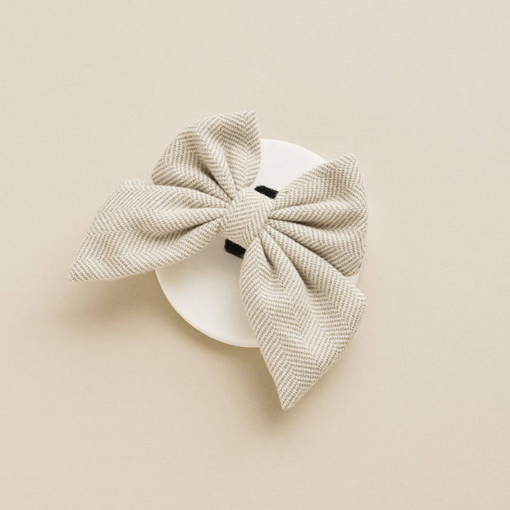 Cocopup Brown Tweed Sailor Bow Tie