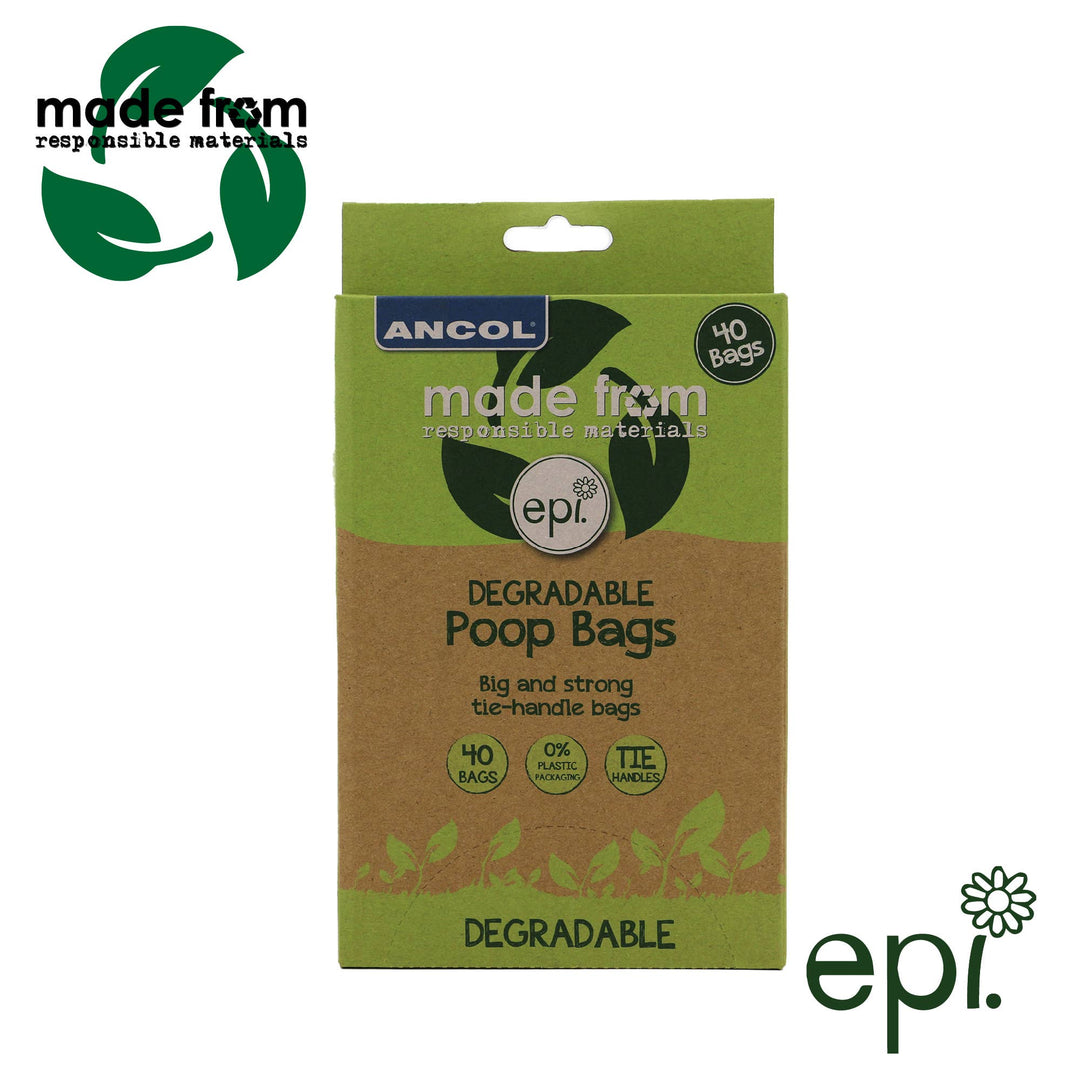 Flat Pack Poo Bags 40pc