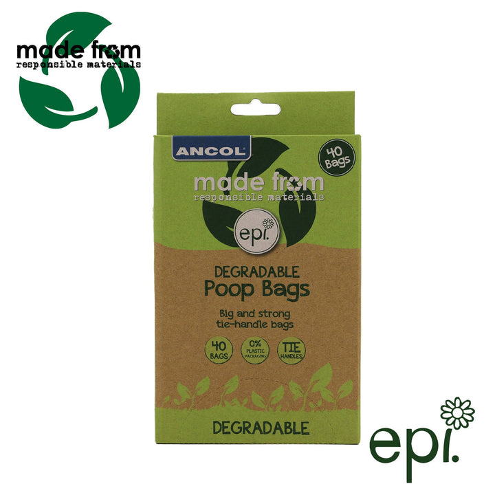 Flat Pack Poo Bags 40pc