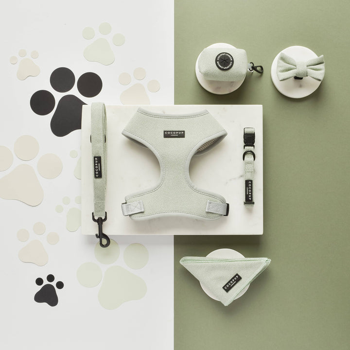 Sage Tweed Collar