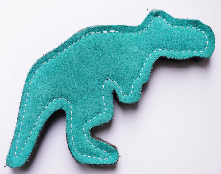 Terry T-Rex Dinosaur shaped Tough Eco Dog Toy