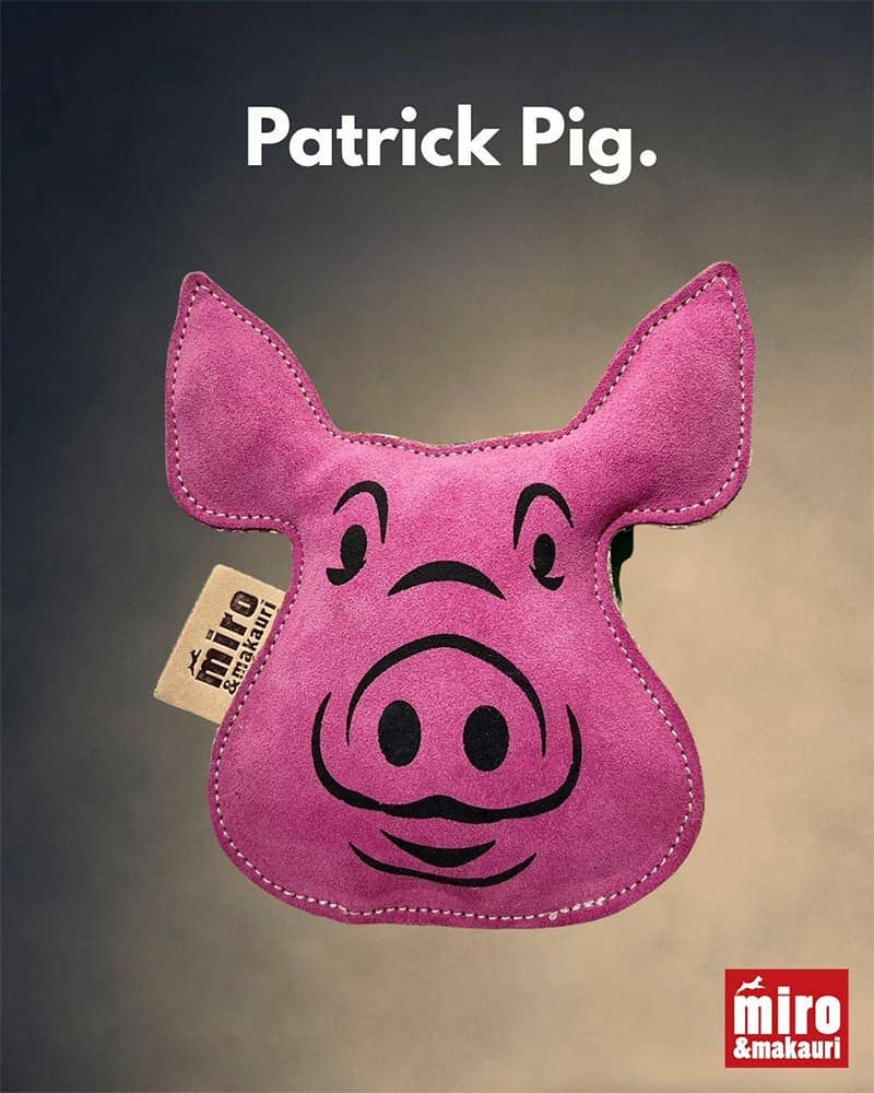 Eco Dog Toys By Miro & Makauri - Patrick Pig