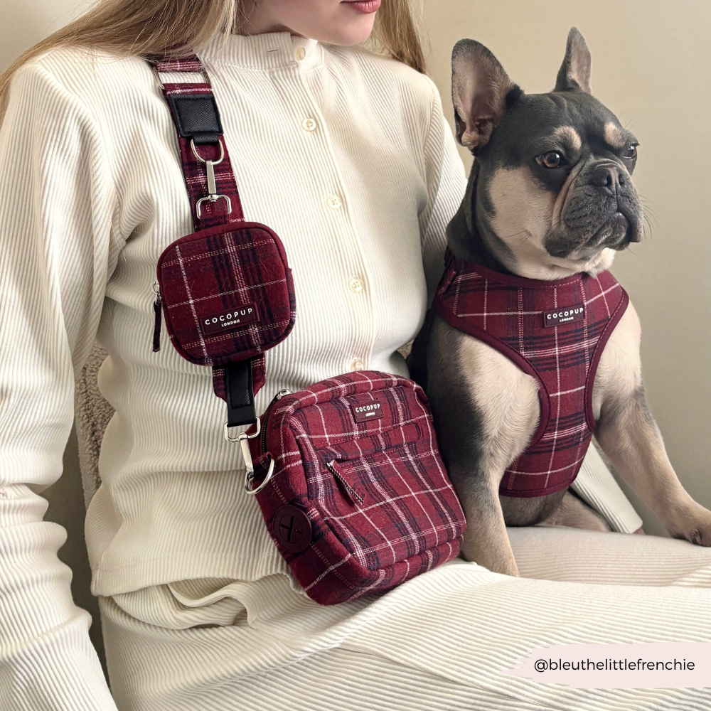 Cocopup Bag Strap - Mulberry Plaid
