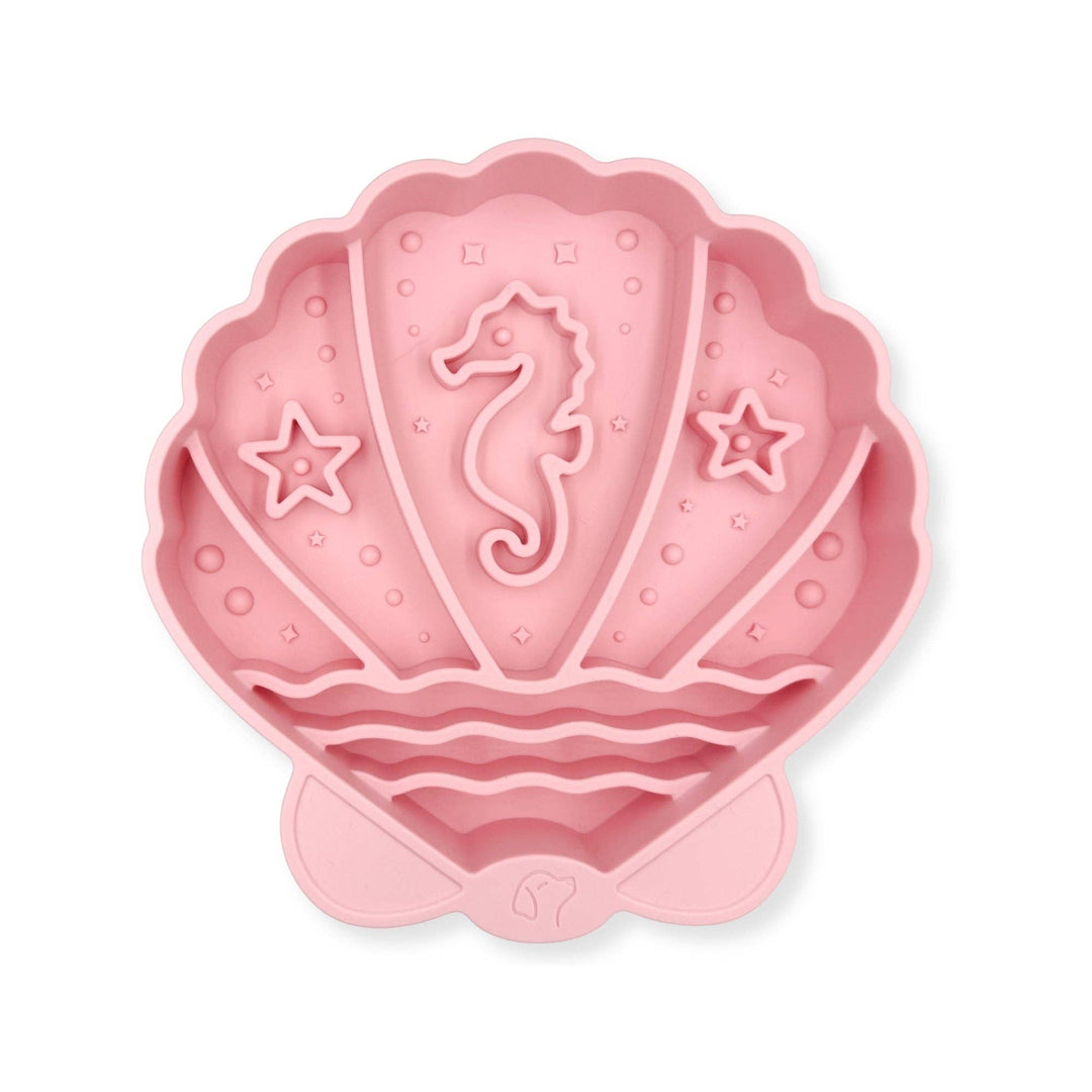 Pawsome Tails Seashell Slow Feeder Bowl (Petal)