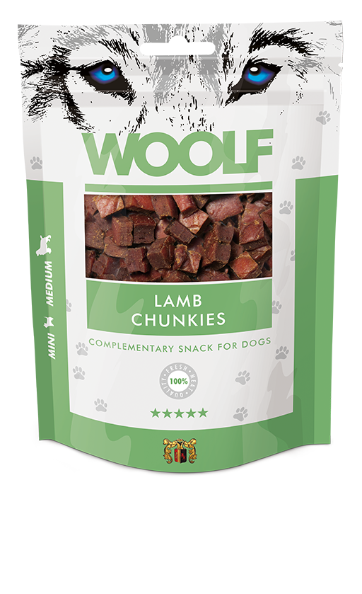 Woolf Lamb Chunkies 100g