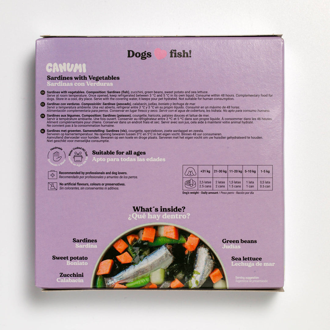 Canumi Sardines with Vegetables 240g