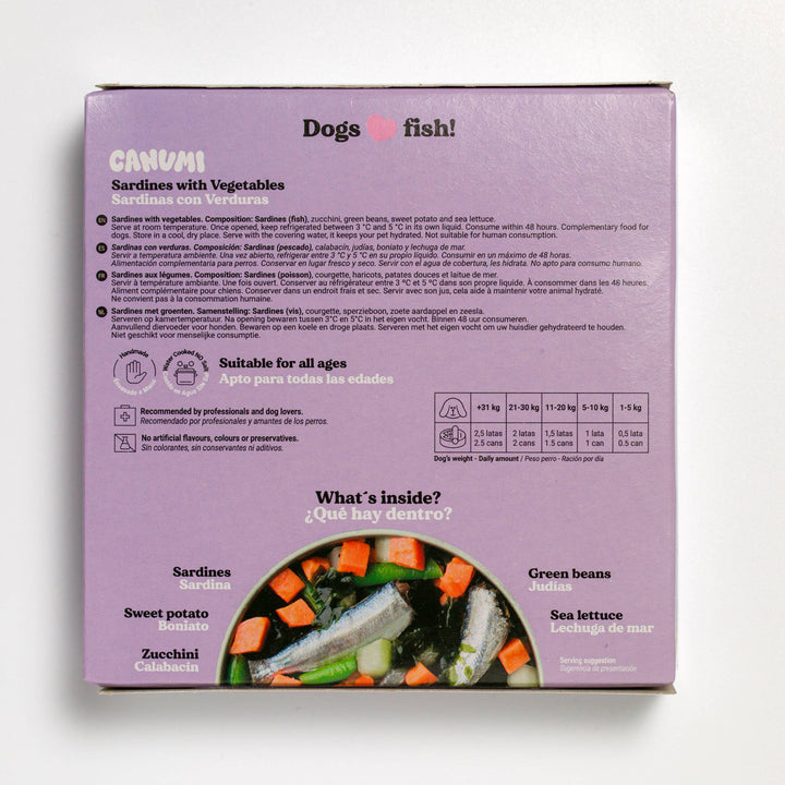 Canumi Sardines with Vegetables 240g