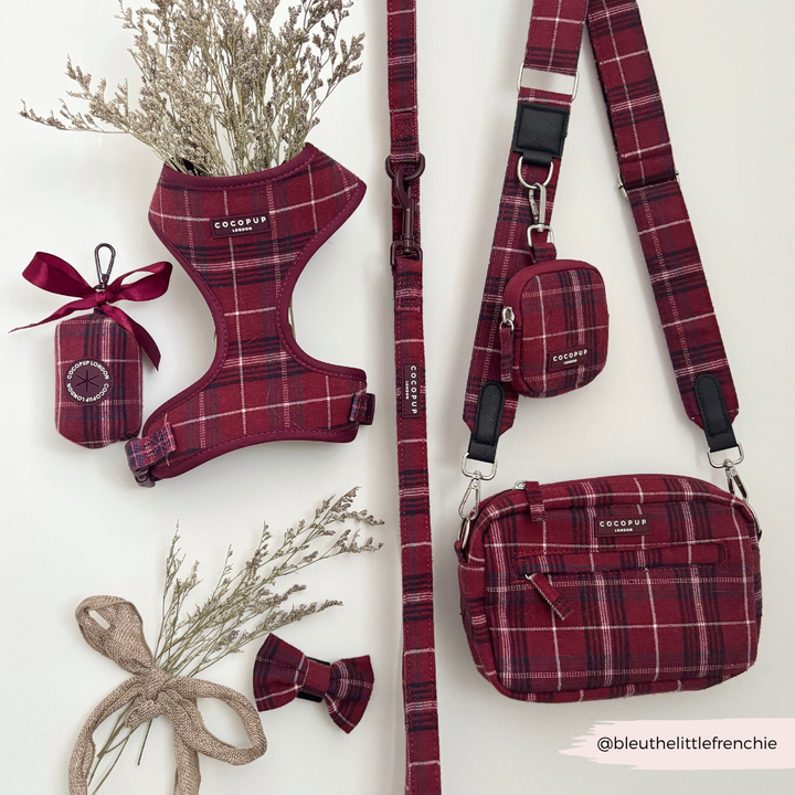 Cocopup Mulberry Plaid Poop Bag Holder